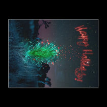 Electric Xmas Yucca Tree postcards
