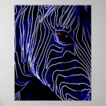 Electric Zebra Posters