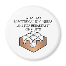 ELECTRICAL engineering Fridge Magnets