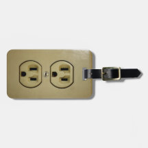 Electrical Outlet Bag Tag