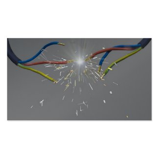 electrical spark business card