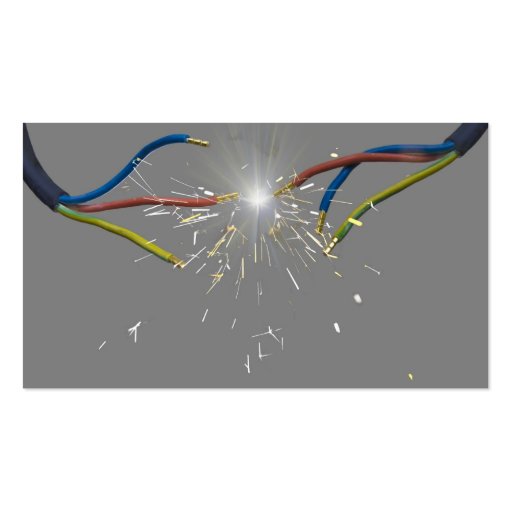 electrical spark business card (front side)
