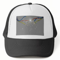 electrical spark mesh hat