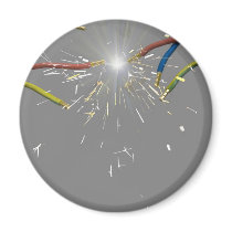 electrical spark refrigerator magnets