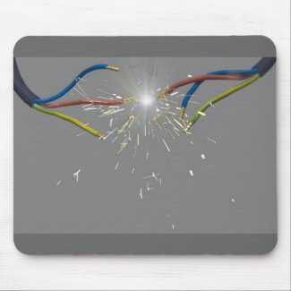 electrical spark mousepads