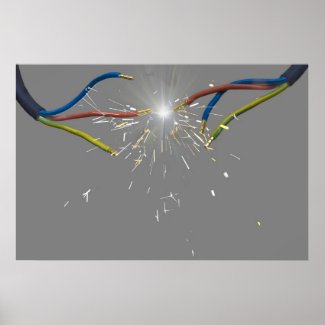 electrical spark posters