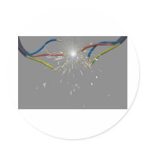 electrical spark stickers