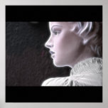 ElectricGirl 1 Canvas Poster