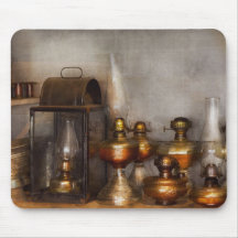 Electrician - A collection of oil lanterns .jpg Mousepad