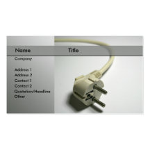 electrician business card