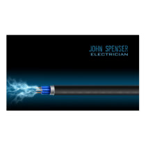 Electrician business card business cards
