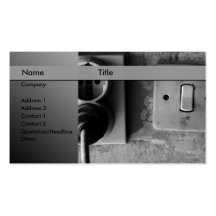 electrician business card