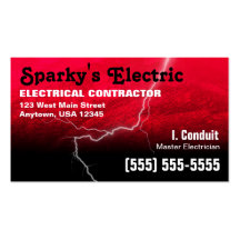Electrician Business Card