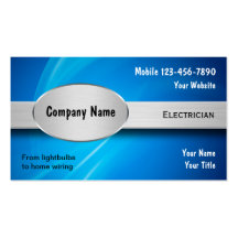 Electrician Business Cards