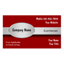 Electrician Business Cards