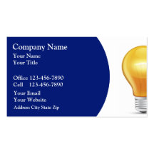 Electrician Business Cards