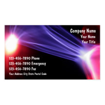 Electrician Business Cards