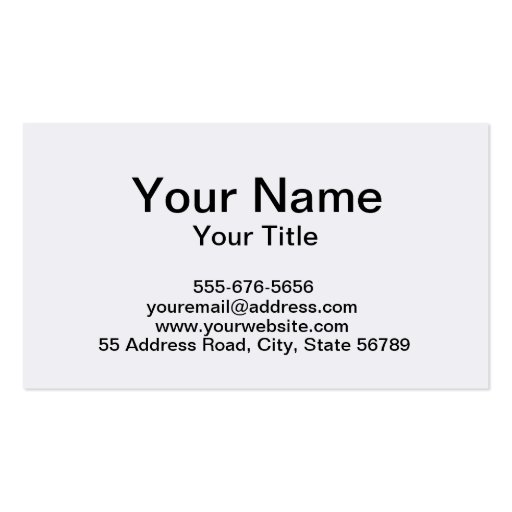Electrician Business Cards (Electrical Outlet) (back side)