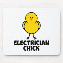 Electrician Chick mousepads