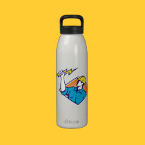 Electrician Construction Worker Retro water bottles
