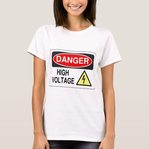 t shirt high voltage