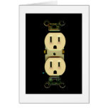 Electrician electrical company custom thank you cards