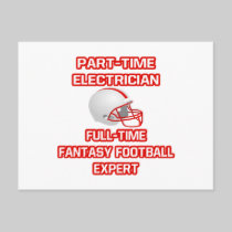 Electrician .. Fantasy Football Expert Postcard