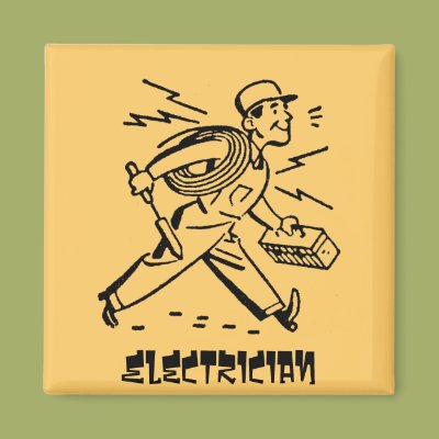 Electrician Magnets Zazzle_magnet