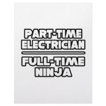 Electrician...Ninja letterhead by Electrician_Shirts Electrician...Ninja letterhead