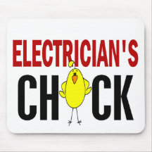 Electrician’s Chick Mouse Pads