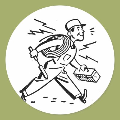 Electrician Stickers Zazzle_sticker