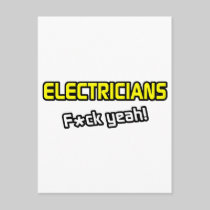 Electricians ... F-ck Yeah! Postcards