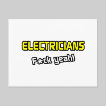 Electricians ... F-ck Yeah! Postcards