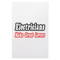 Electricians Make Great Lovers Stationery