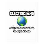 Electricians...Making the World a Better Place Post Card