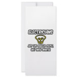 Electricians...Regular People, Only Smarter Custom Rack Card