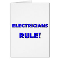 Electricians Rule! cards