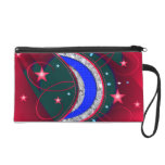 Electrifying Night Crescent Moon & Stars Wristlets