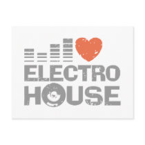 Electro House Post Card