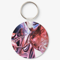 Electromagnetic Abstract Keychain