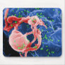 Electron Micrograph of HIV-1 Budding Lymphocyte Mouse Pads