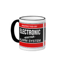 Electronic Alarm System Mugs