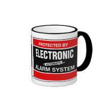 Electronic Alarm System Mugs