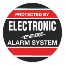 Electronic Alarm System stickers