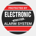 Electronic Alarm System Sticker