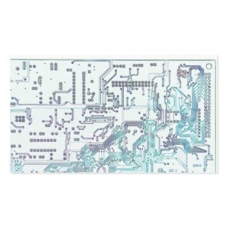 electronic circuit board business card template