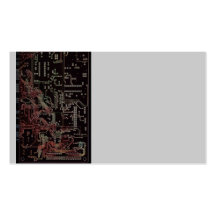 electronic circuit board business card template