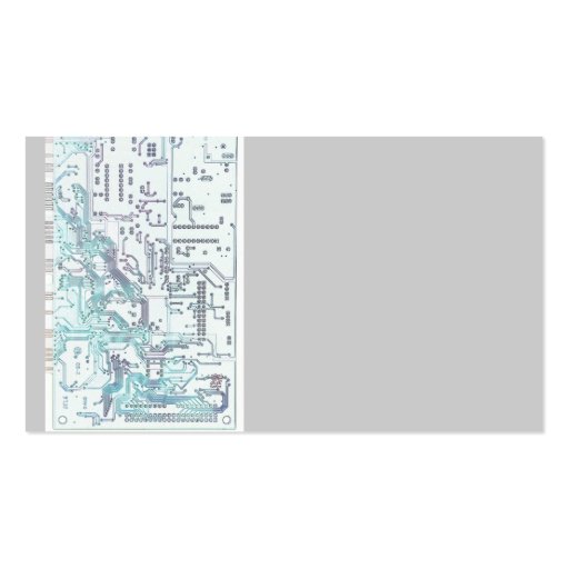 electronic circuit board business card templates (front side)