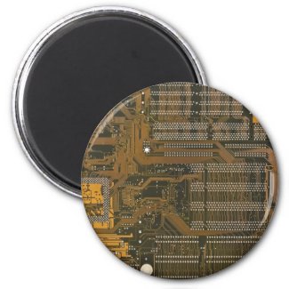 electronic circuit board refrigerator magnets