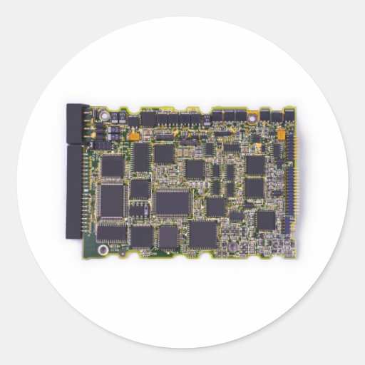 electronic circuit board stickers Zazzle